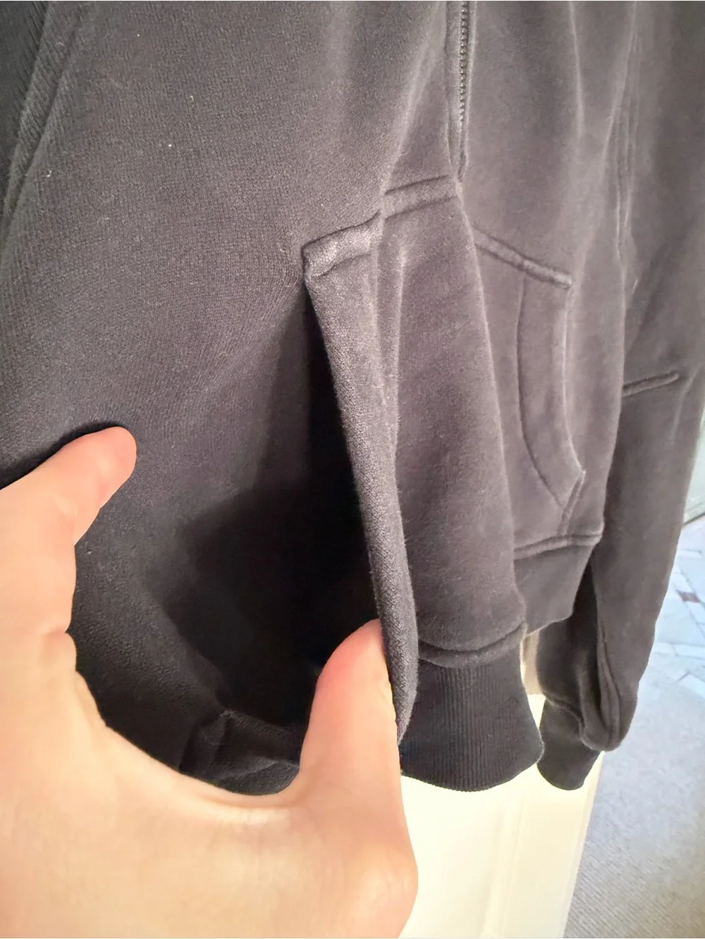 Lululemon Scuba Oversized Half-Zip Cropped Hoodie